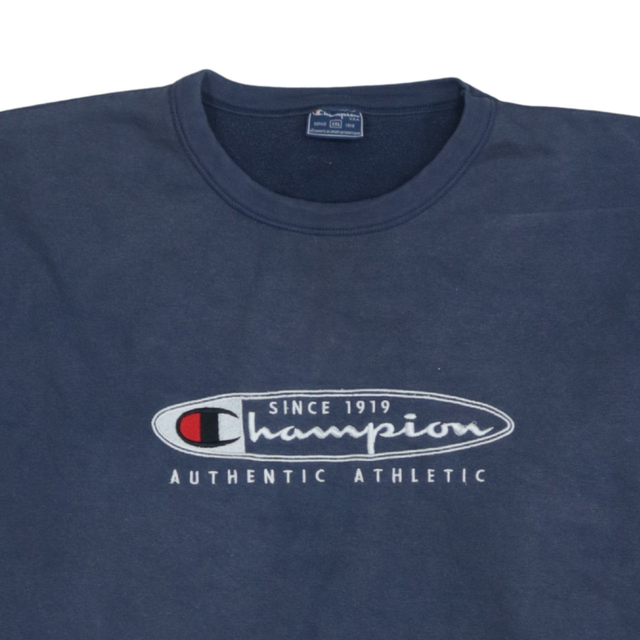 Mens UK Size 2XL Champion Blue Pullover Sweatshirt