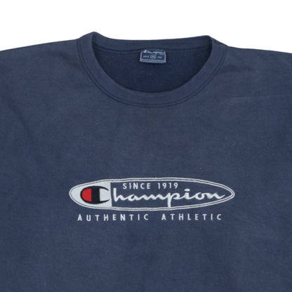 Mens UK Size 2XL Champion Blue Pullover Sweatshirt