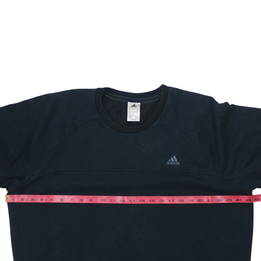 Mens UK Size L adidas Black Pullover Sweatshirt