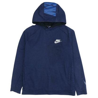 Mens UK Size M Nike Blue Pullover Hoodie