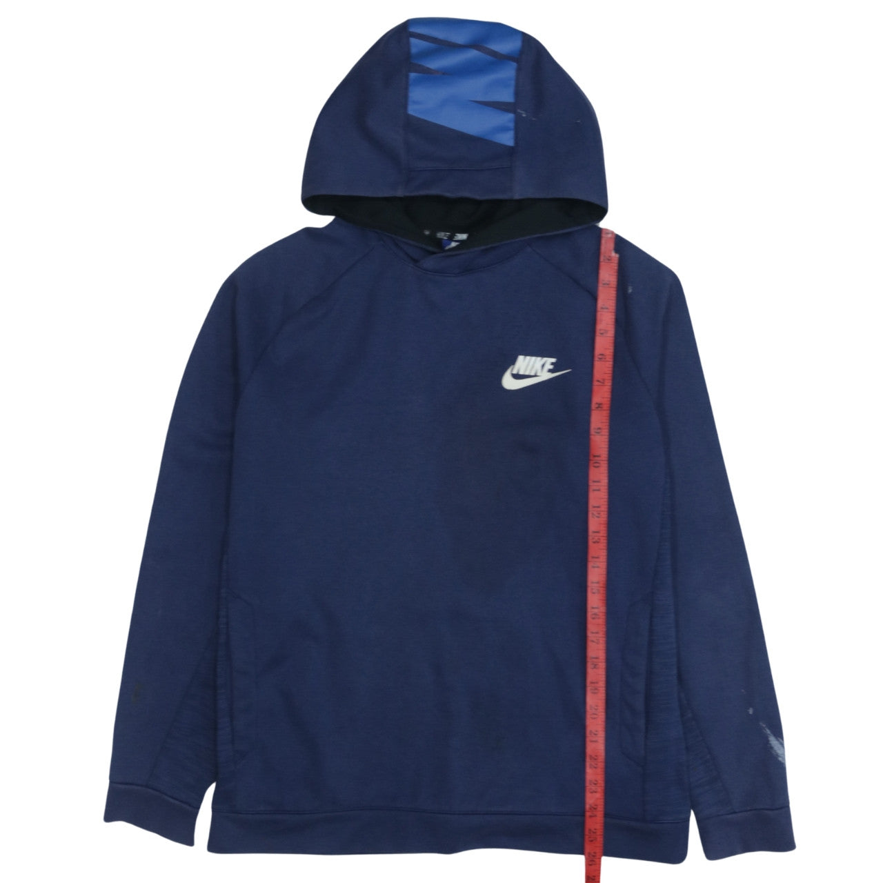 Mens UK Size M Nike Blue Pullover Hoodie