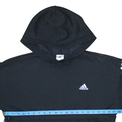 Womens UK Size M adidas Black Pullover Hoodie