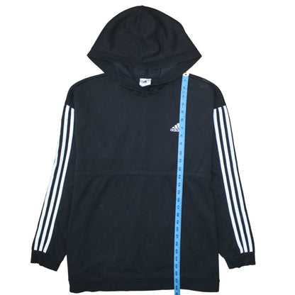 Womens UK Size M adidas Black Pullover Hoodie