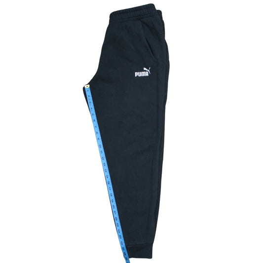 Mens UK Size XL PUMA Regular Fit Jogger Black Trousers