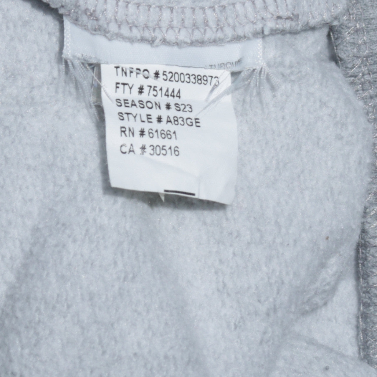 Mens UK Size XS The North Face Grey Pullover Hoodie
