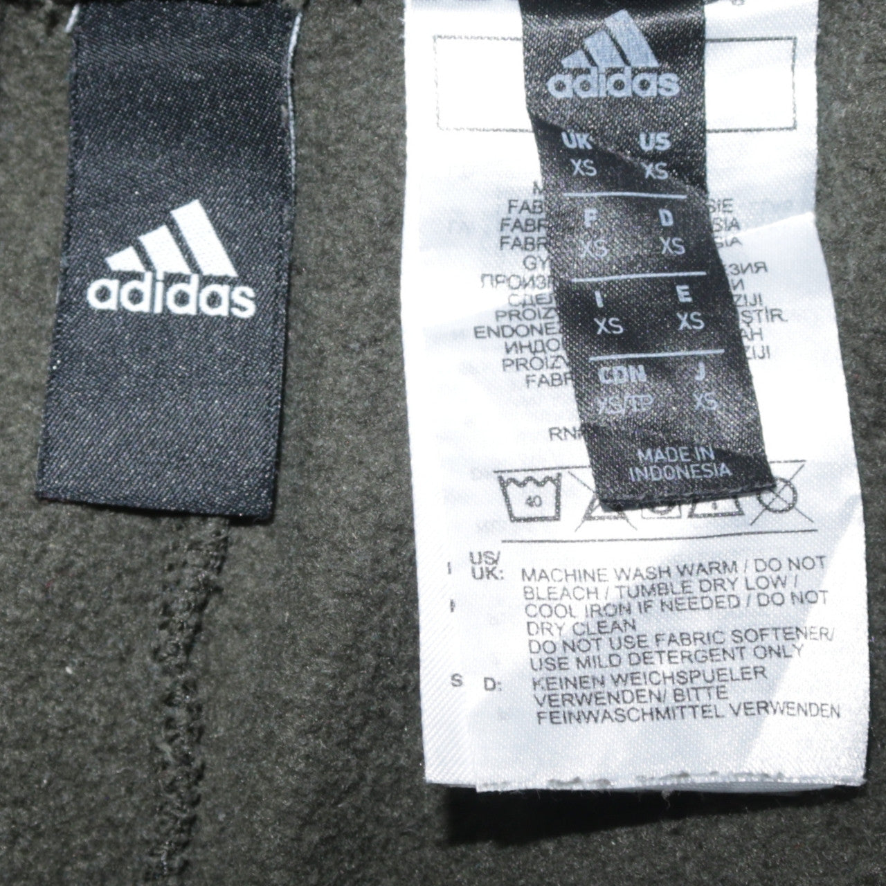 Mens UK Size XS adidas Regular Fit Jogger Green Trousers