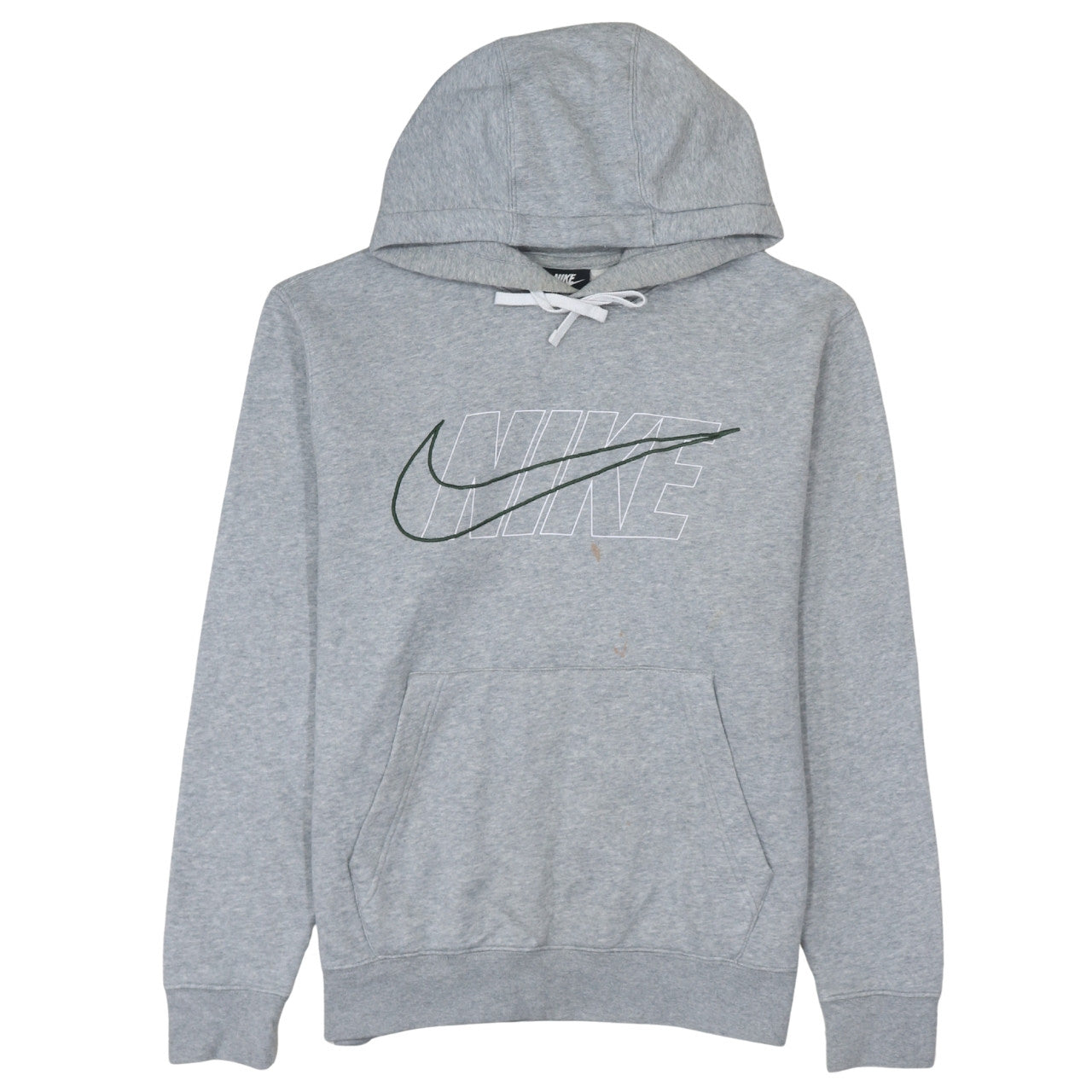Mens UK Size M Nike Grey Pullover Hoodie