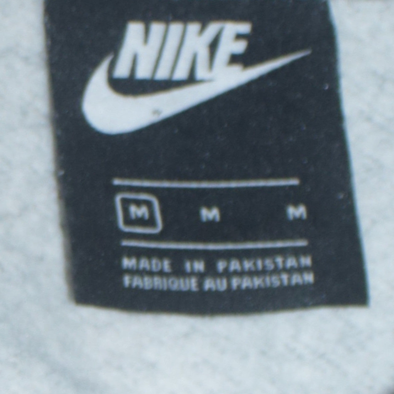 Mens UK Size M Nike Grey Pullover Hoodie