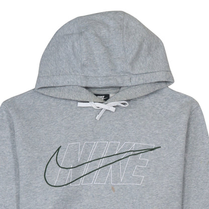 Mens UK Size M Nike Grey Pullover Hoodie
