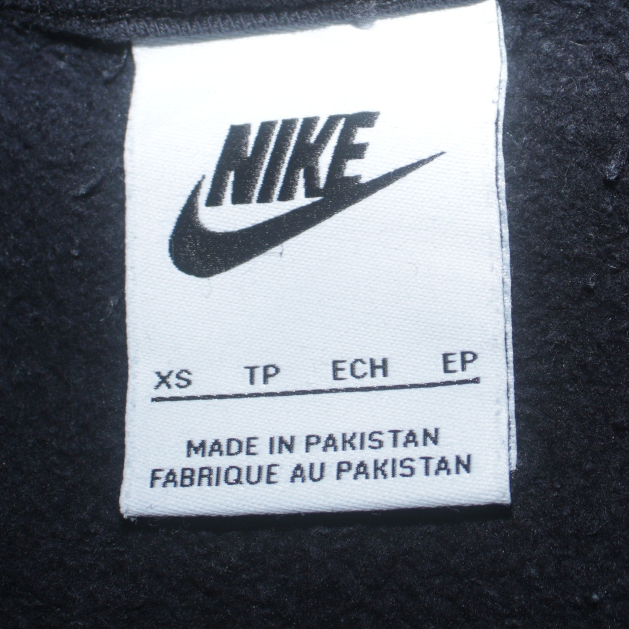 Mens UK Size XS Nike Black Pullover Hoodie