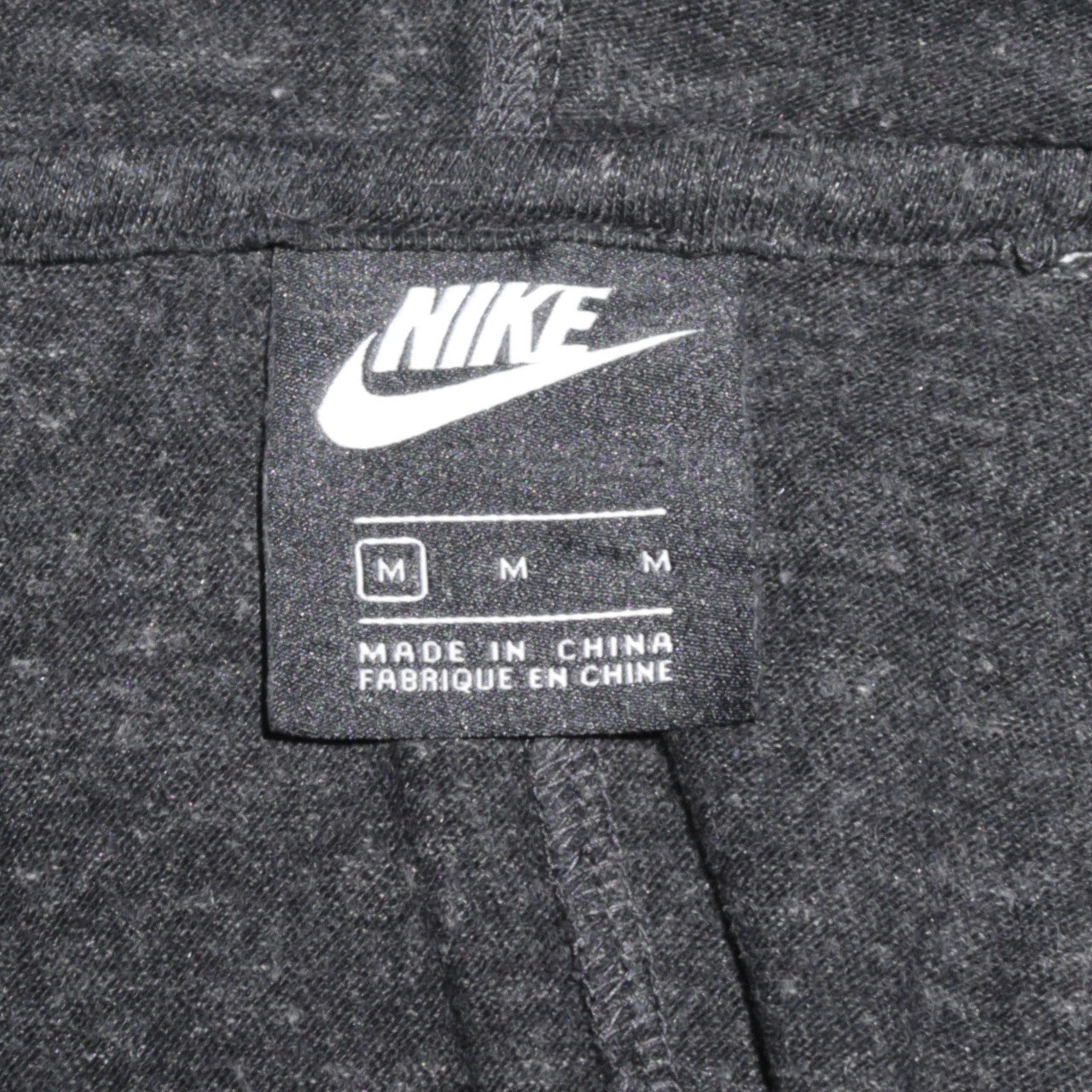 Womens UK Size M Nike Black Full Zip Hoodie