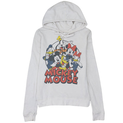 Womens UK Size XL Disney White Pullover Hoodie