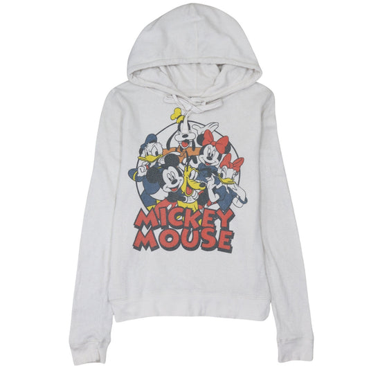 Womens UK Size XL Disney White Pullover Hoodie