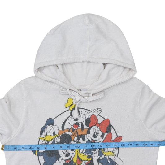 Womens UK Size XL Disney White Pullover Hoodie