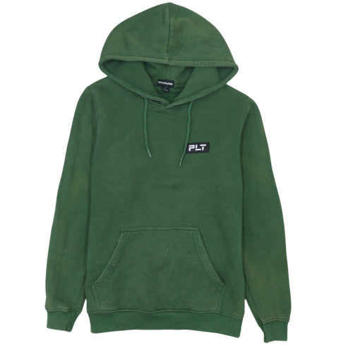 Womens UK Size XS PRETTYLITTLETHING Green Pullover Hoodie