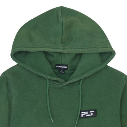 Womens UK Size XS PRETTYLITTLETHING Green Pullover Hoodie