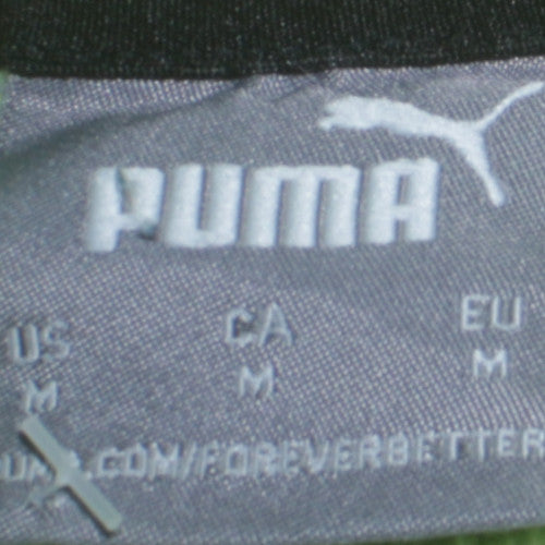 Mens UK Size M PUMA Green Pullover Hoodie