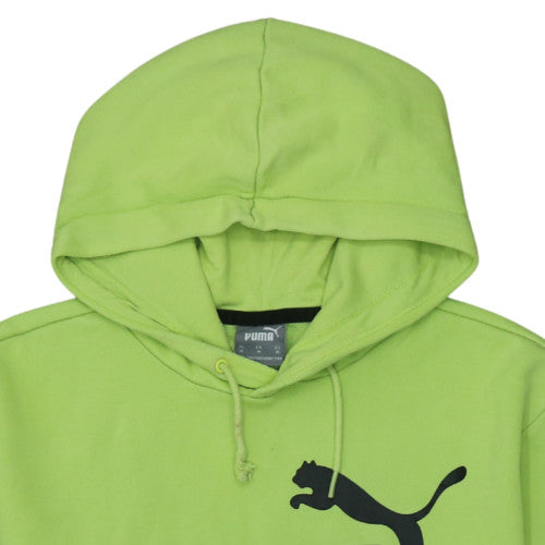 Mens UK Size M PUMA Green Pullover Hoodie