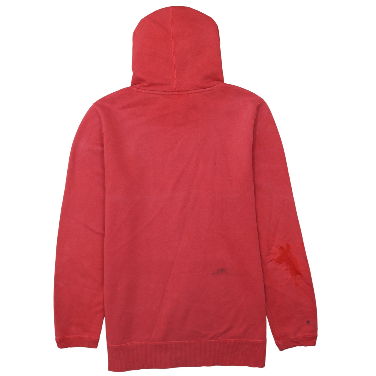 Mens UK Size M Under armour Red Pullover Hoodie