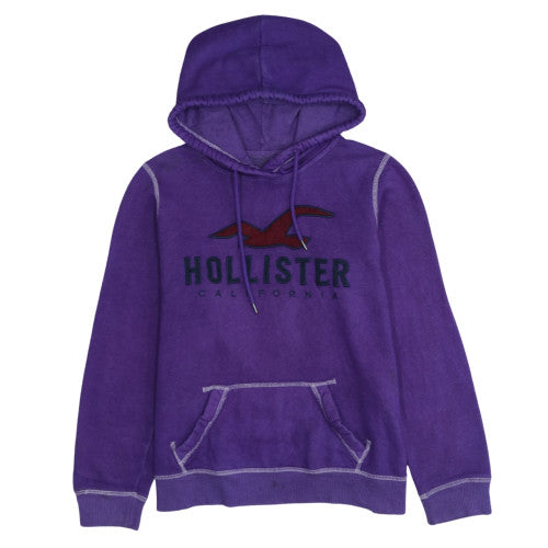 Mens UK Size M Hollister Purple Pullover Hoodie
