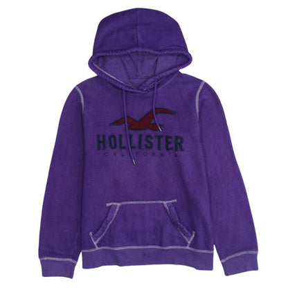 Mens UK Size M Hollister Purple Pullover Hoodie