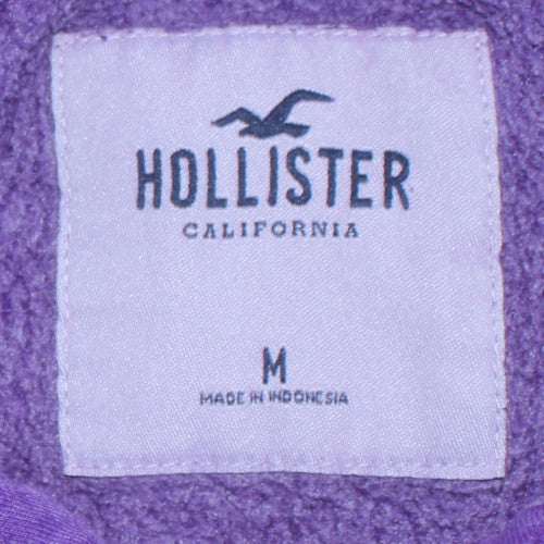 Mens UK Size M Hollister Purple Pullover Hoodie
