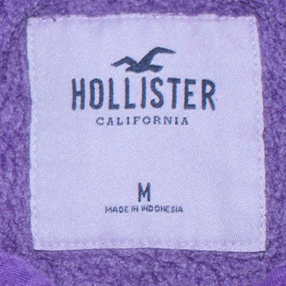 Mens UK Size M Hollister Purple Pullover Hoodie