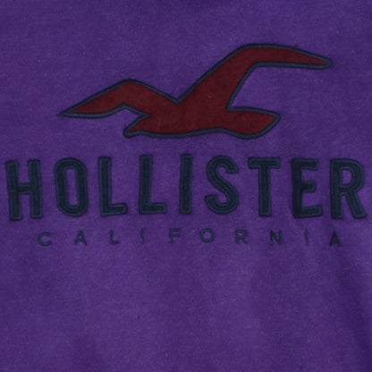Mens UK Size M Hollister Purple Pullover Hoodie