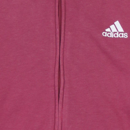 Womens UK Size 8-10 adidas Pink Full Zip Hoodie