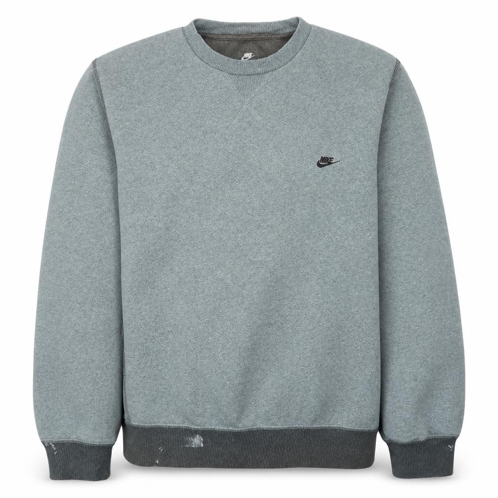 Mens UK Size L Nike Grey Pullover Sweatshirt