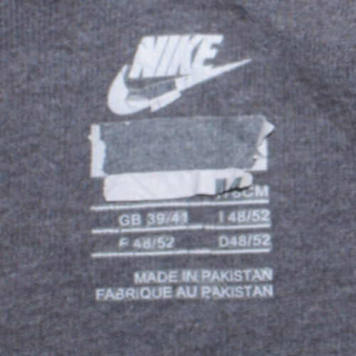 Mens UK Size L Nike Grey Pullover Sweatshirt