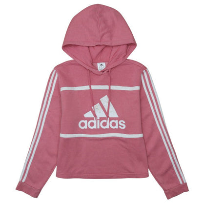 Womens UK Size L adidas Pink Pullover Hoodie