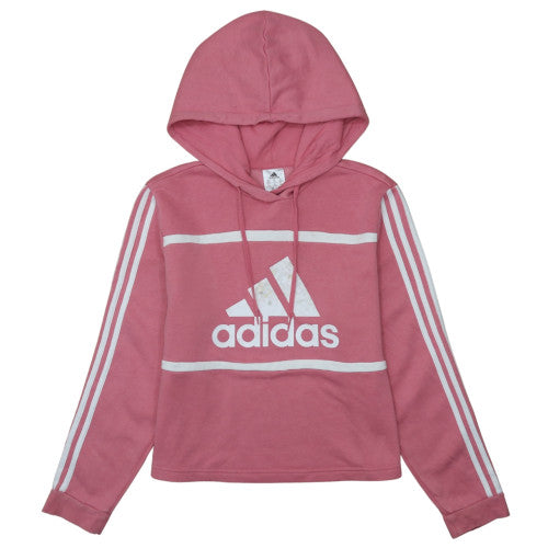 Womens UK Size L adidas Pink Pullover Hoodie
