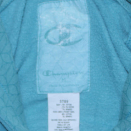 Womens UK Size M Champion Blue Pullover Hoodie