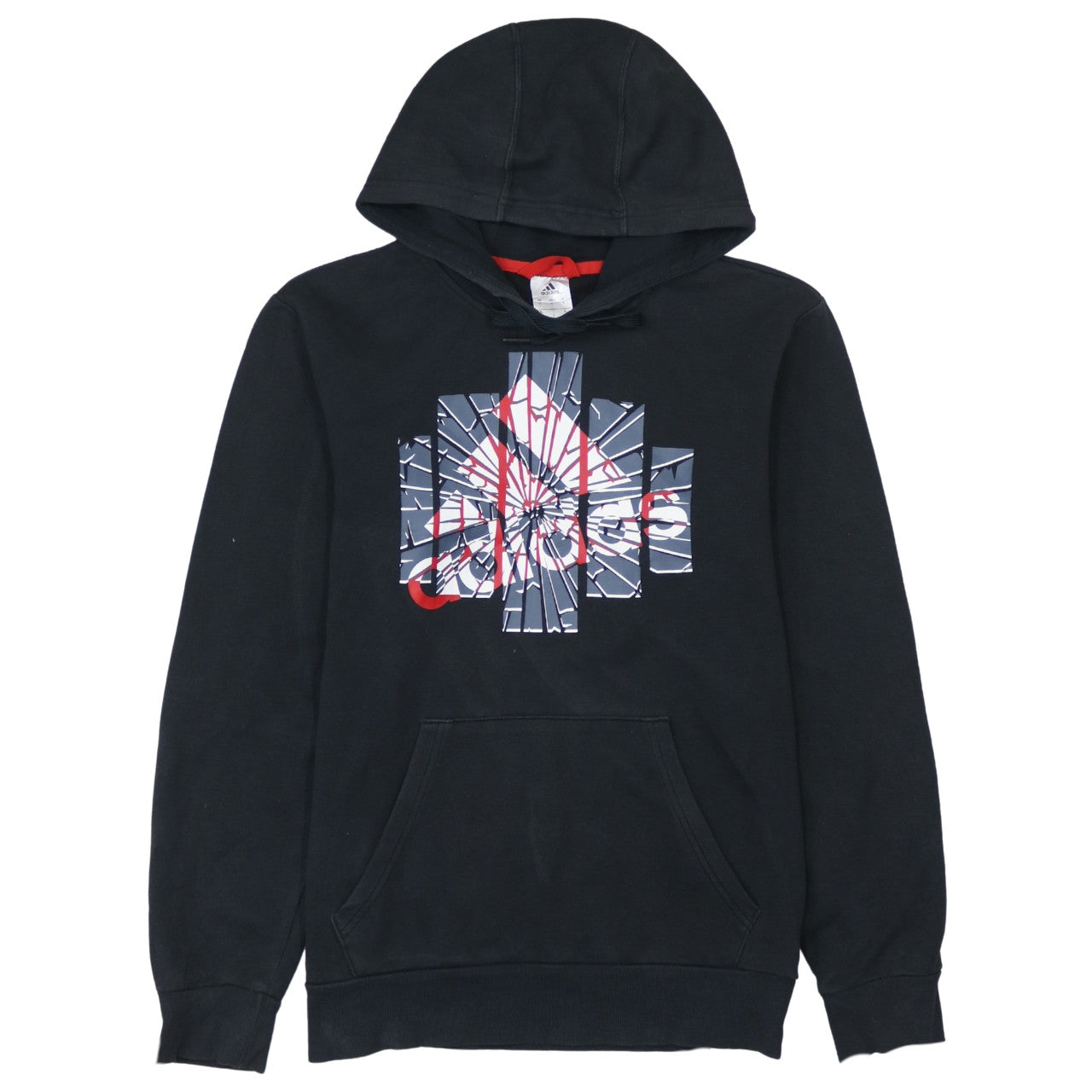 Mens UK Size S adidas Black Pullover Hoodie
