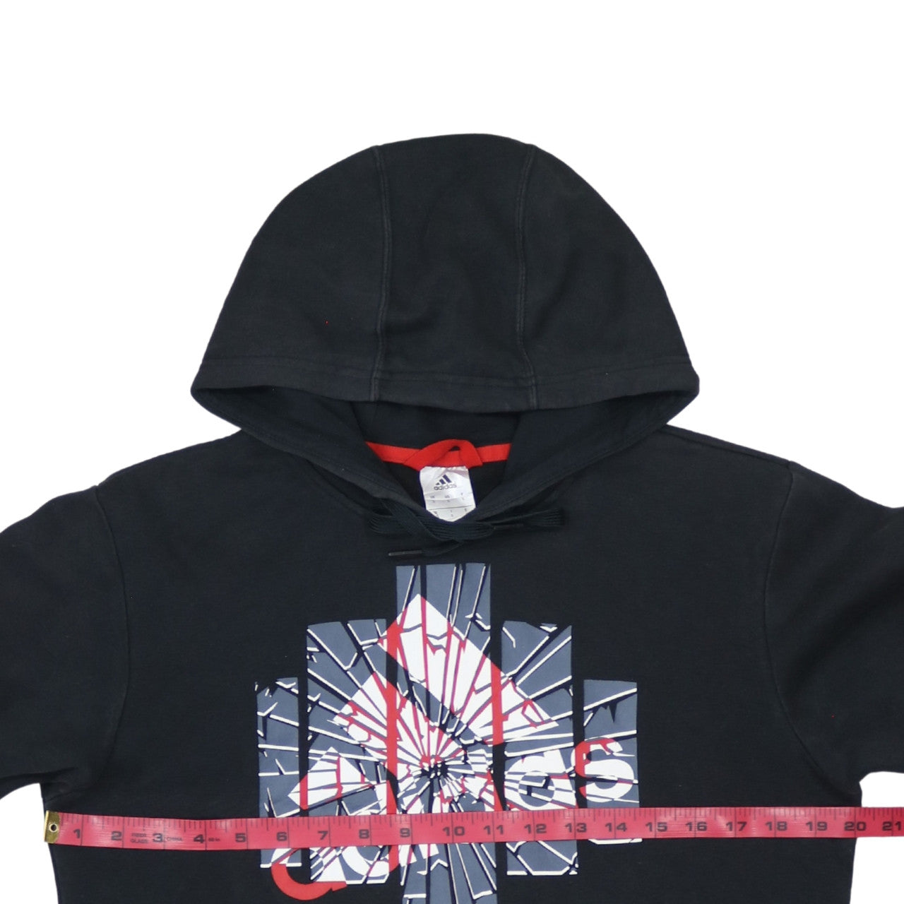 Mens UK Size S adidas Black Pullover Hoodie