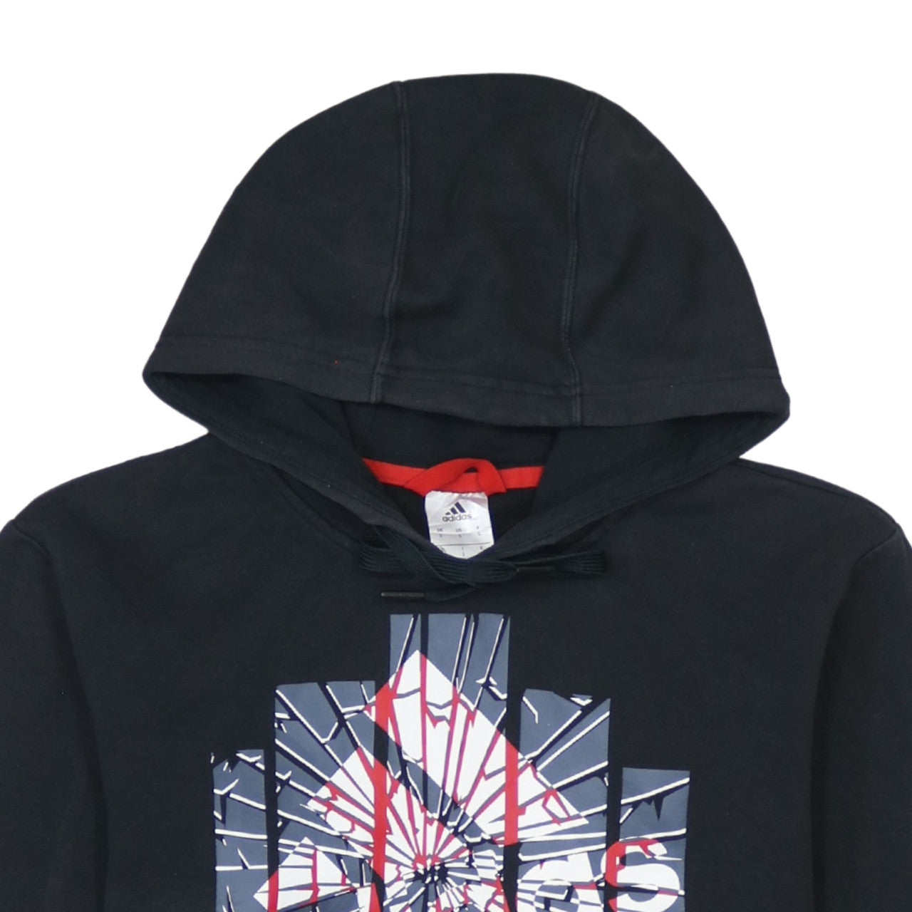 Mens UK Size S adidas Black Pullover Hoodie