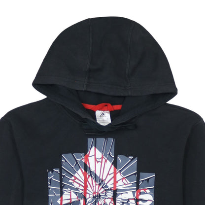 Mens UK Size S adidas Black Pullover Hoodie