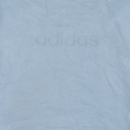 Mens UK Size M adidas Blue Pullover Sweatshirt