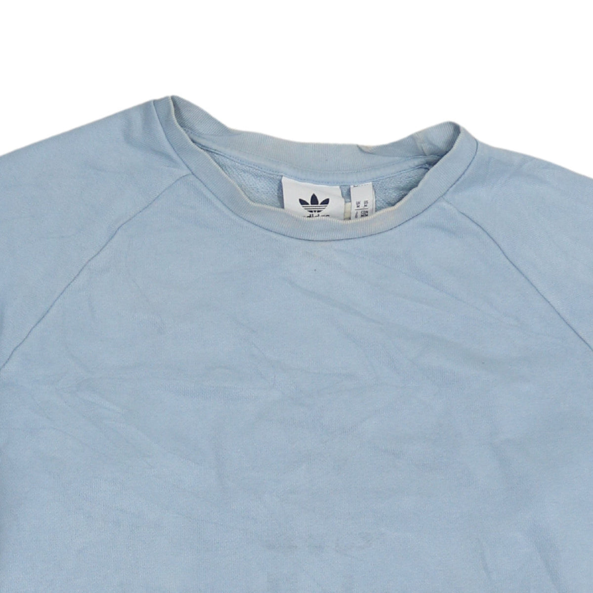 Mens UK Size M adidas Blue Pullover Sweatshirt