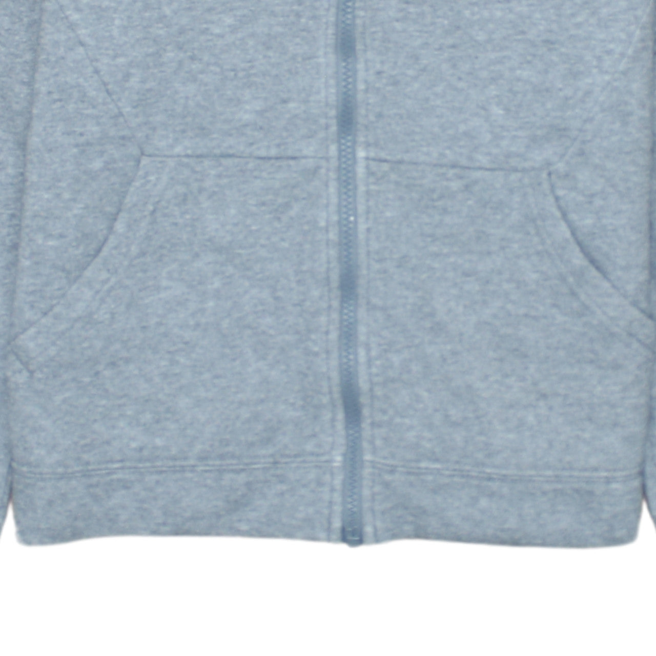 Nike Boys Grey Full Zip Hoodie L 147-158cm Fleece Sweatshirt