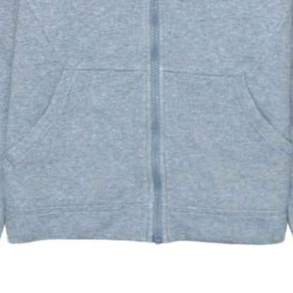 Nike Boys Grey Full Zip Hoodie L 147-158cm Fleece Sweatshirt
