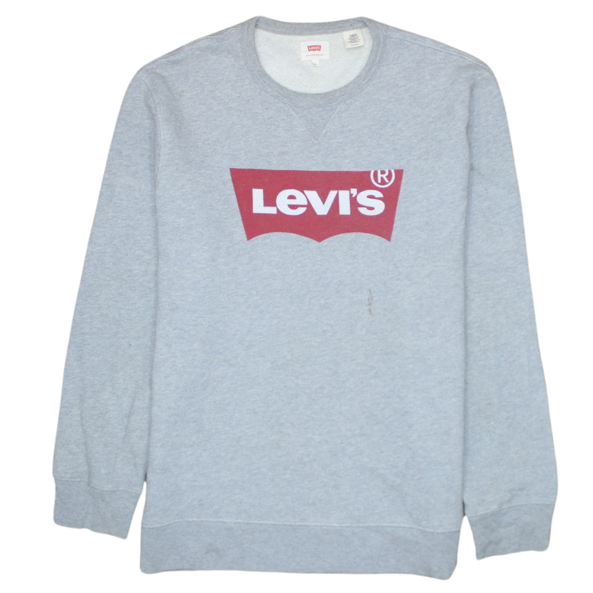 Mens UK Size XL Levi's Grey Pullover Sweatshirt