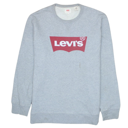 Mens UK Size XL Levi's Grey Pullover Sweatshirt