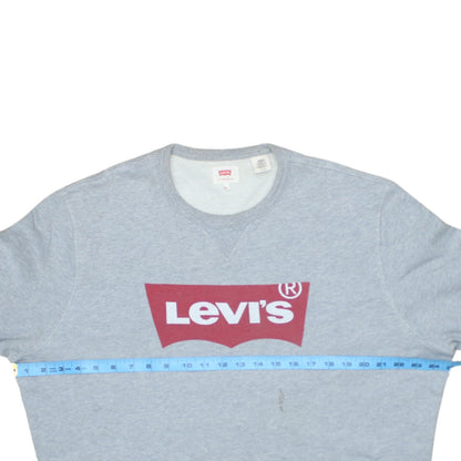 Mens UK Size XL Levi's Grey Pullover Sweatshirt