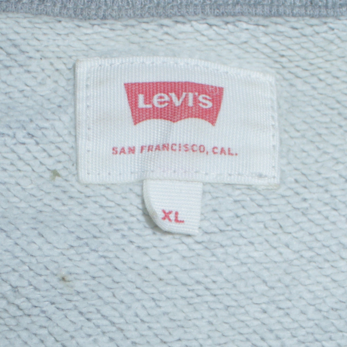 Mens UK Size XL Levi's Grey Pullover Sweatshirt