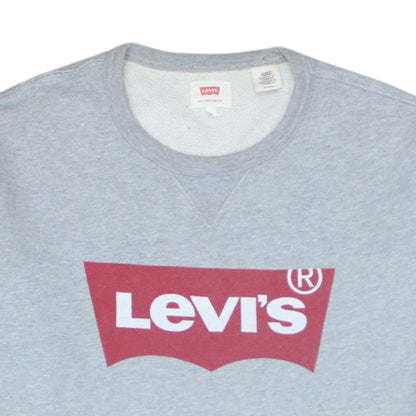 Mens UK Size XL Levi's Grey Pullover Sweatshirt