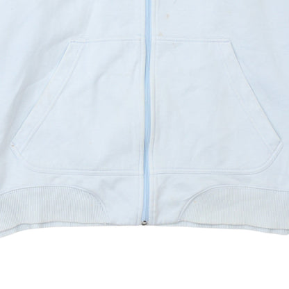 Mens UK Size XL Nike Blue Full Zip Hoodie