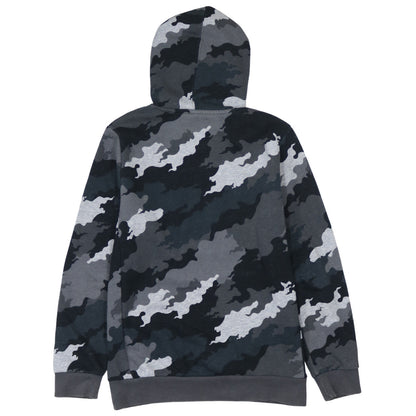 Adidas Boys Grey Camouflage Pullover Hoodie Size 13Y Regular Fit