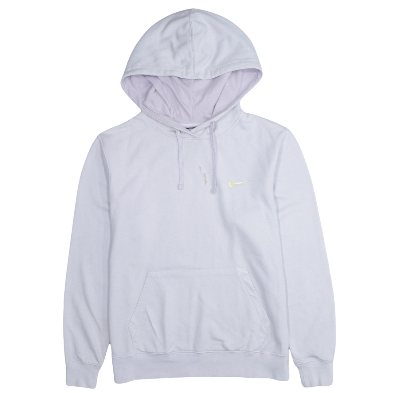 Womens UK Size S Nike White Pullover Hoodie